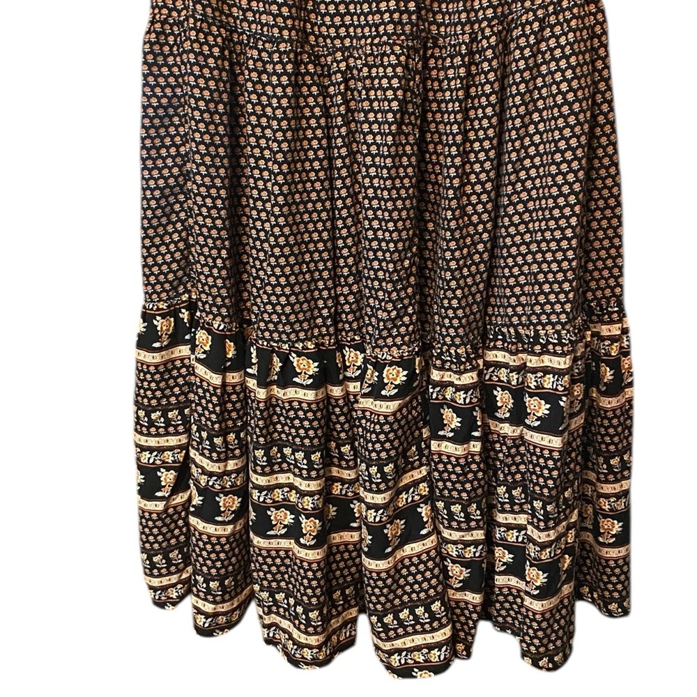 American Eagle Bohemian Tiered Midi Skirt | Size Medium - Picture 4 of 5